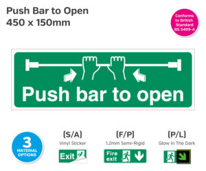 es075-076-262 push bar to open