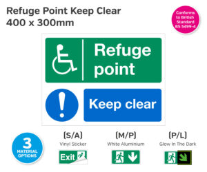 es199-200-268 refuge point keep clear