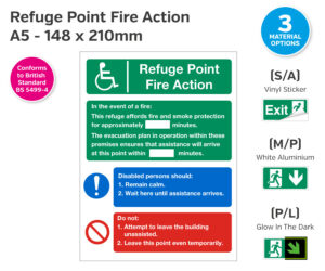 es201-202-265 refuge point fire action
