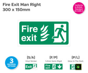 es299-300-301 hospital fire exit flames man right