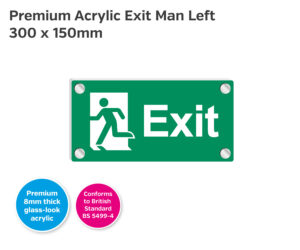 es398 premium acrylic exit man left 300x150
