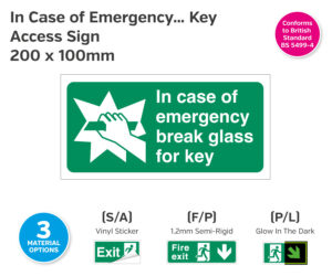 es451-452-453 emergency break glass key