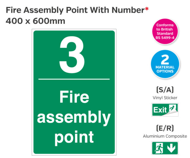 es637-638 fire assembly point with number 400x600
