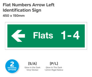 es649-650 flat numbers arrow left 450x150