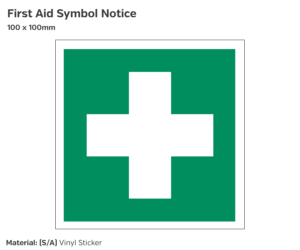 fa002 first aid symbol 100x100