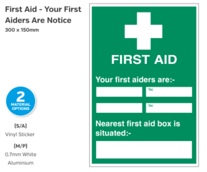 fa019-020 first aid your first aiders notice