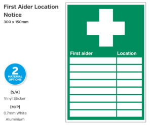 fa078-079 first aiders location notice