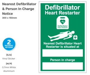fa082-083 nearest defib person in charge notice