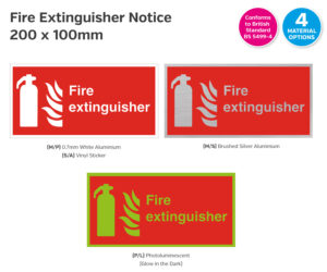 fs013-267-014-068 fire extinguisher notice 200x100