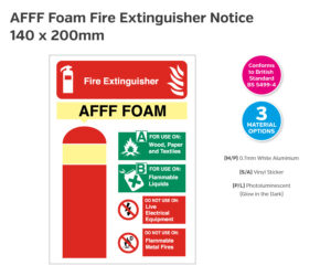 fs088-fs004-fs063 afff foam fire extinguisher notice 140x200