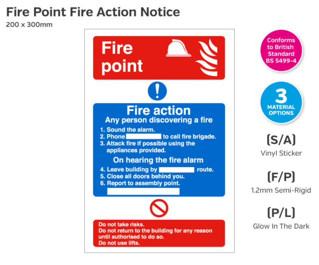 fs205-206-207 fire point fire action notice 200x300