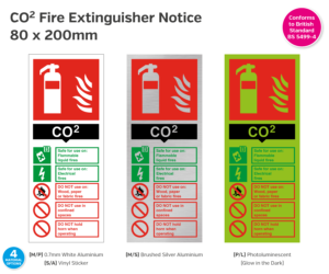 fs219-220-221-222 co2 fire extinguisher notice