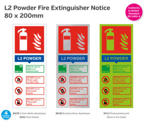 fs231-232-233-234-l2 powder fire extinguisher notice