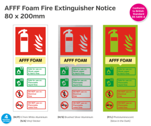 fs239-240-241-242 afff foam fire extinguisher notice
