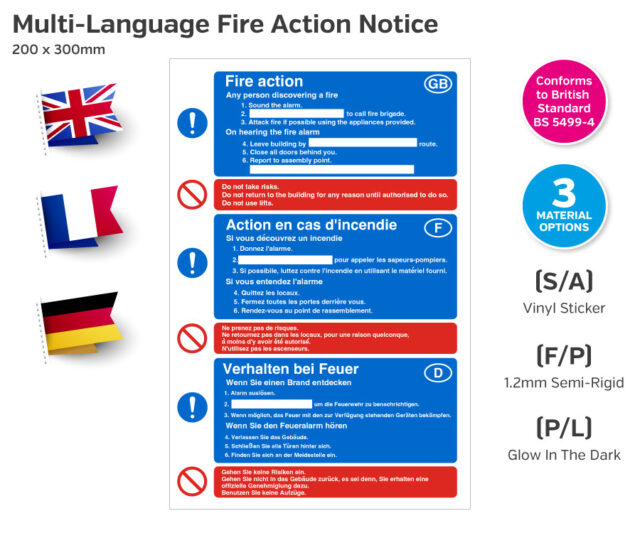 ms001-002-071 multi language fire action notice 200x300