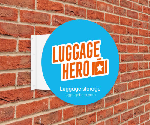 Metal Projecting Sign - Round