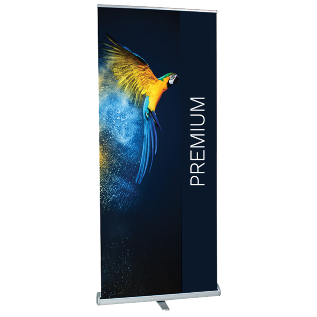 premium single sided roller banner