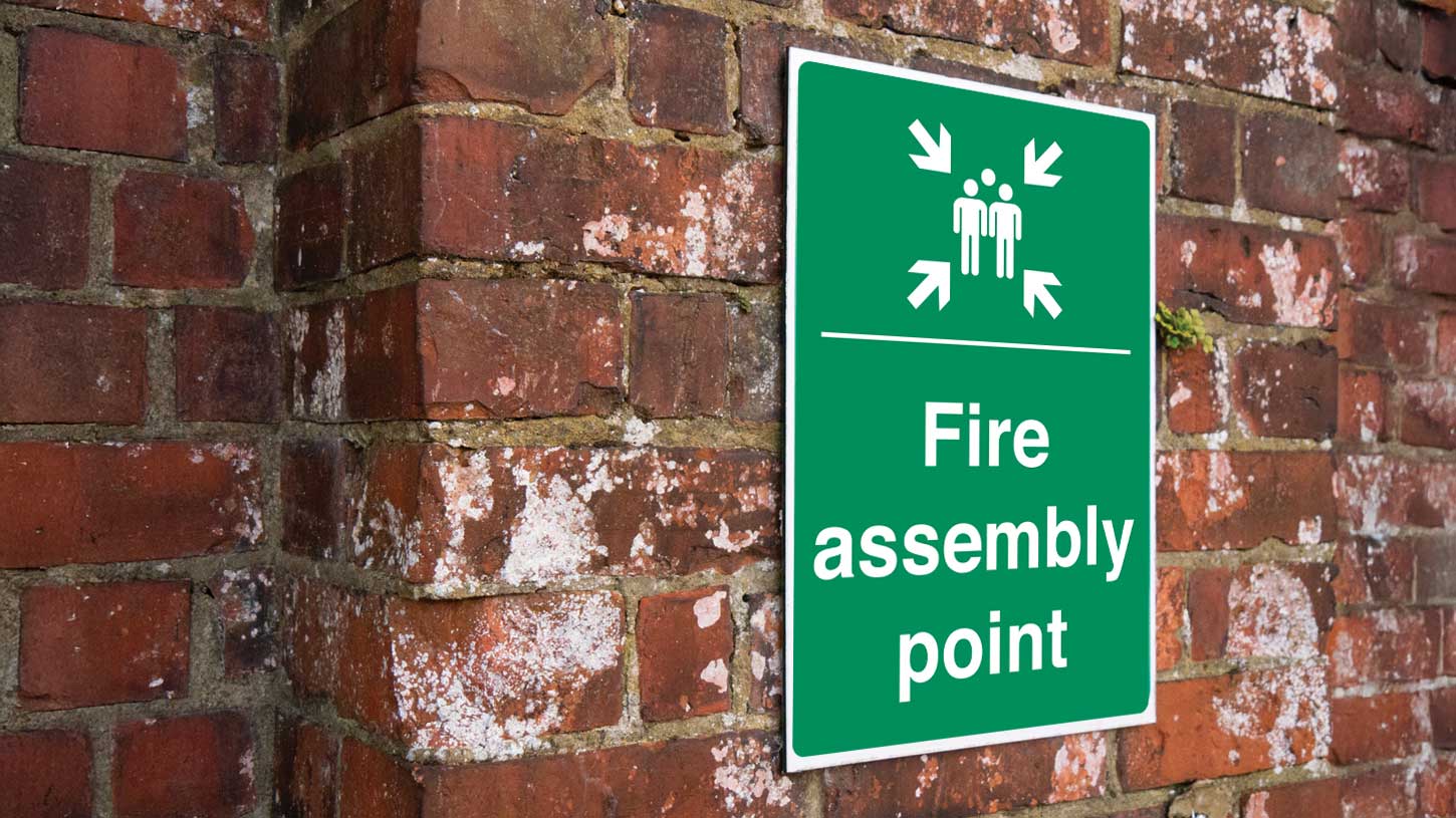 Fire Assembly Section Banner