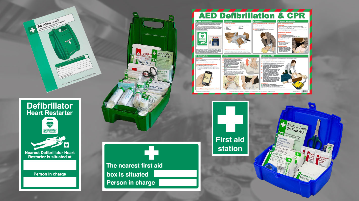 First Aid Kits Signs & Posters
