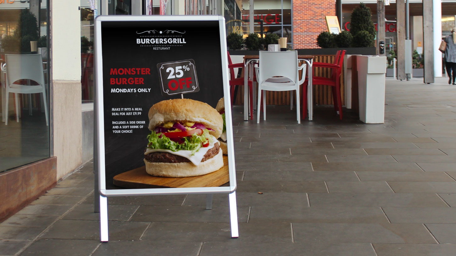 Poster Pavement Displays