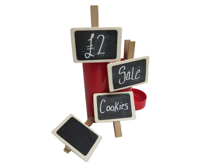 ab117 chalkboard ticket pegs