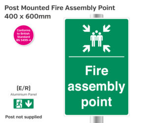 es269 post mounted fire assembly point 400x600