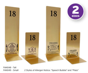 fan048-fan049 gold allergy table numbers