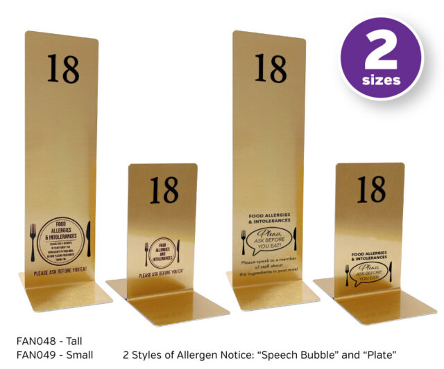 fan048-fan049 gold allergy table numbers
