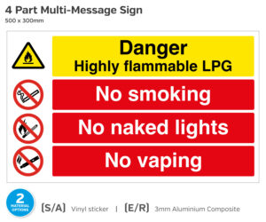 ps528-564 4 part multi message sign 500x300