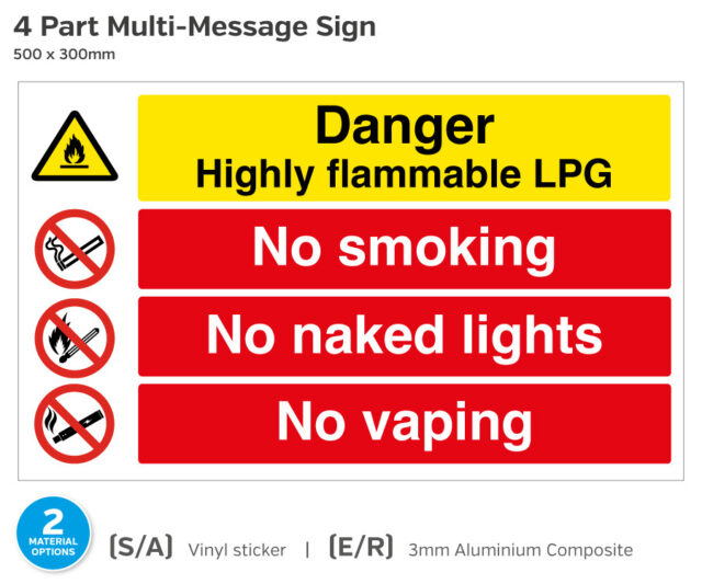 ps528-564 4 part multi message sign 500x300