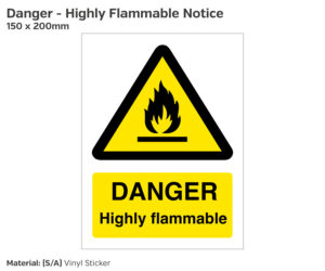 ws036 highly flammable 150x200