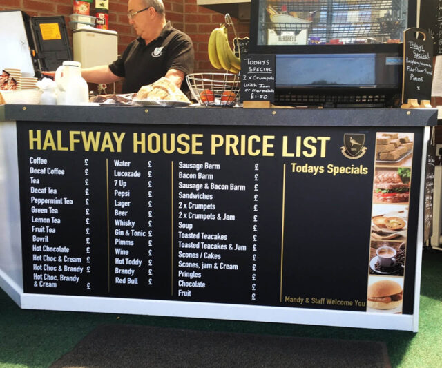 Fairhaven Menu Board