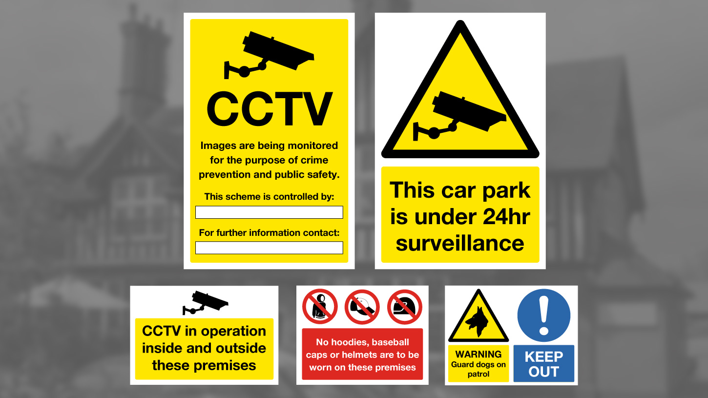 CCTV & Security Signs