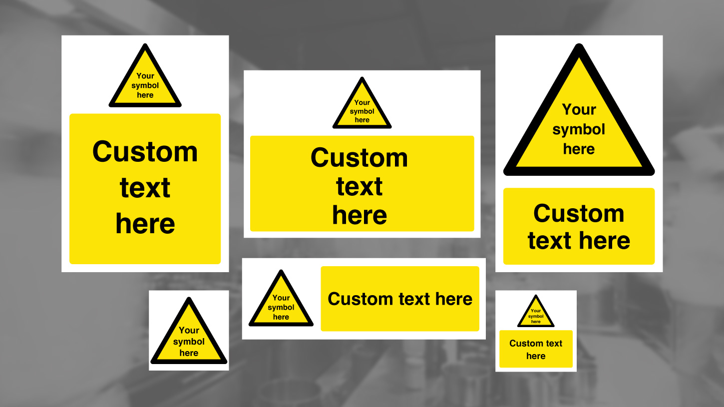 Custom Hazard Warning Signs