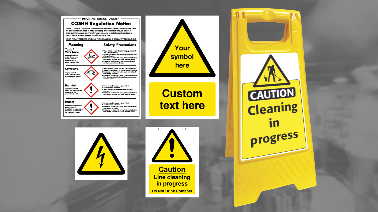 Hazard Warning Safety Signs