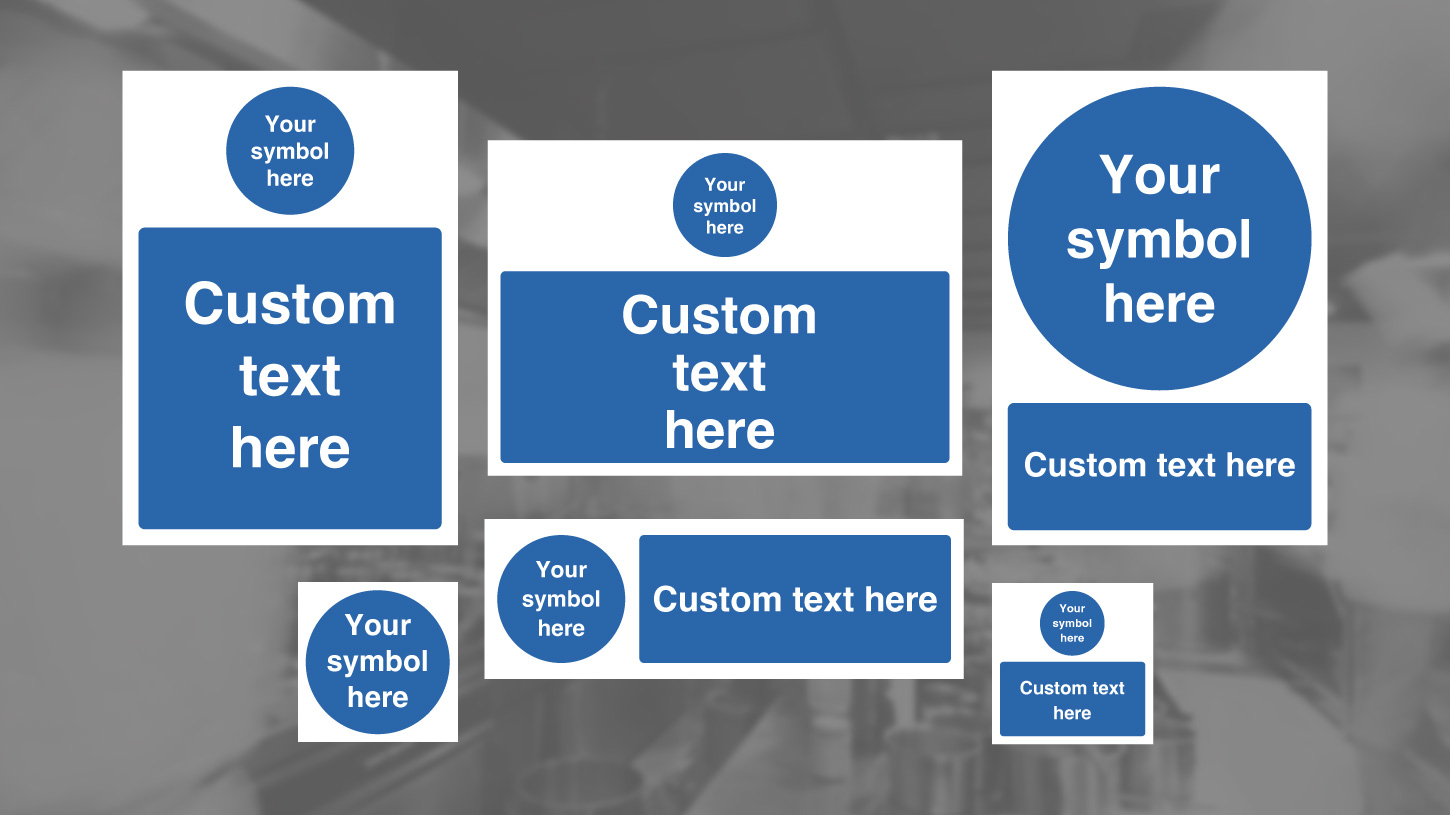 Custom Mandatory Safety Signs