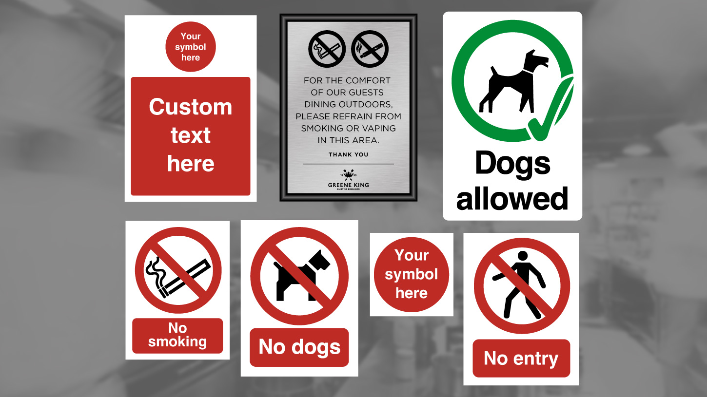 Prohibition Safety Signs