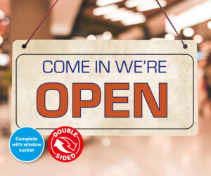 DS133 Standard Open Closed Sign