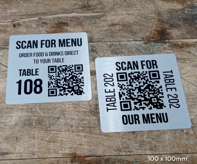 classic silver square qr codes 100x100