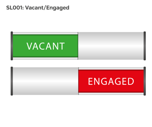 Sliding Door Sign - Engaged / Vacant - Image 2