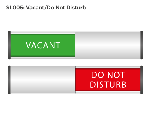 Sliding Door Sign - Vacant / Do Not Disturb - Image 2