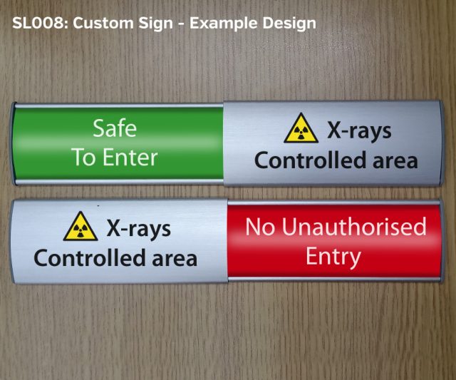 Custom Printed Sliding Door Sign