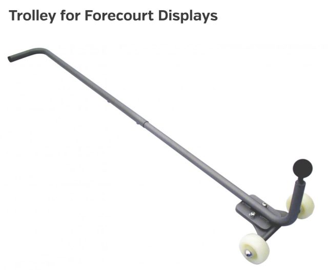 Trolley & Adaptor for Forecourt Displays