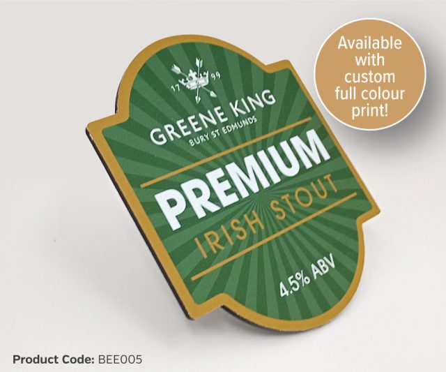 Large Traditional Badge Write On / Wipe Off Bar Pump Badge (2PK) - Image 4