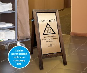 Premium Wooden Robotic Vacuum Cleaners Safety Stand