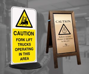 Free Standing Safety Signs