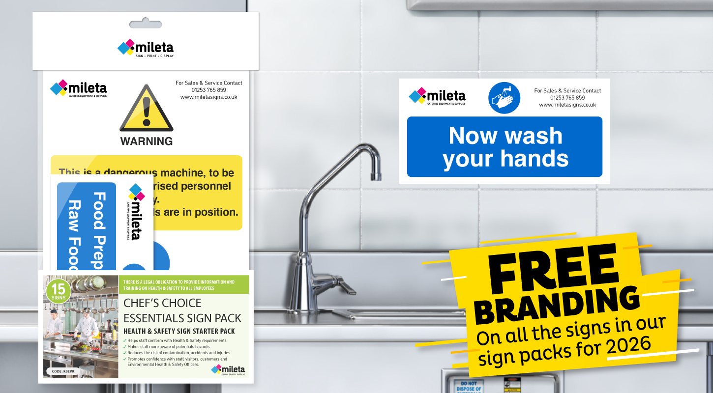 Branded Catering Sign Packs