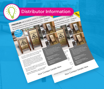 Premium Wooden Floor Stands Distributors Leaflet
