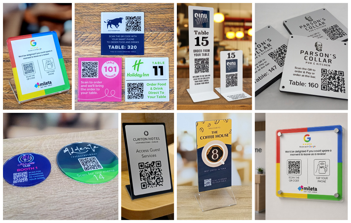 QR Code & NFC Product Range